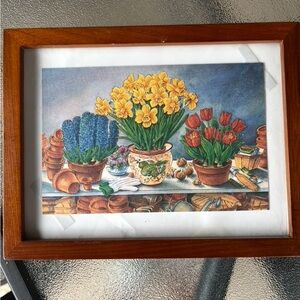 Framed Floral Art Print